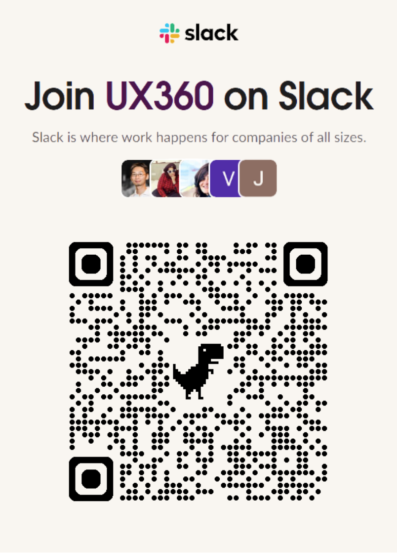 Join UX360 on Slack